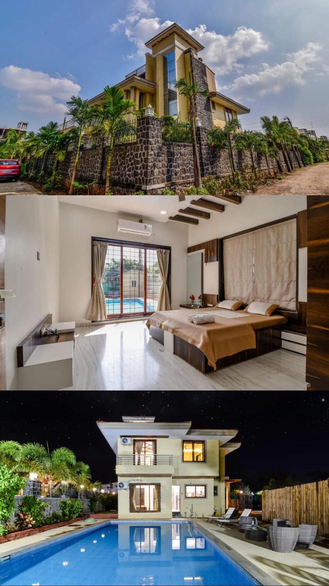 Lifeline Villas - Luxurious Taraangan 4 Mountain View Villa With Biggest Pool And Huge Open Area Lonavala Exterior foto